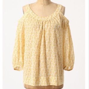 Anthropology Meadow Rue Cold Shoulder Top